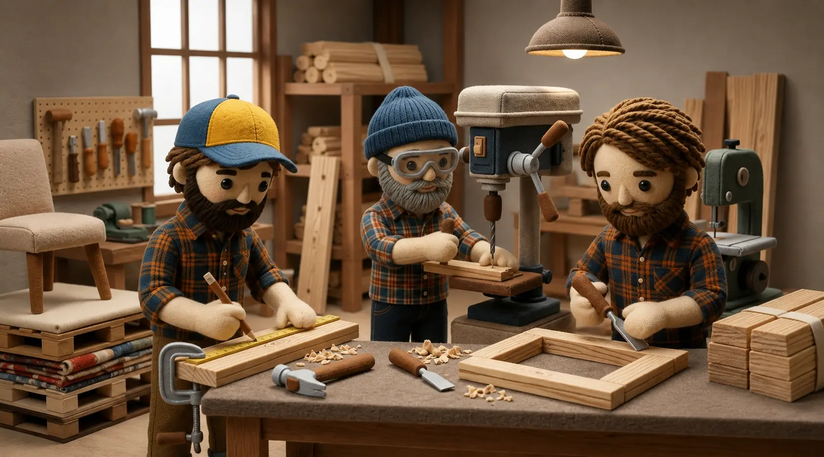 Friends Hogar — Taller de fabricación