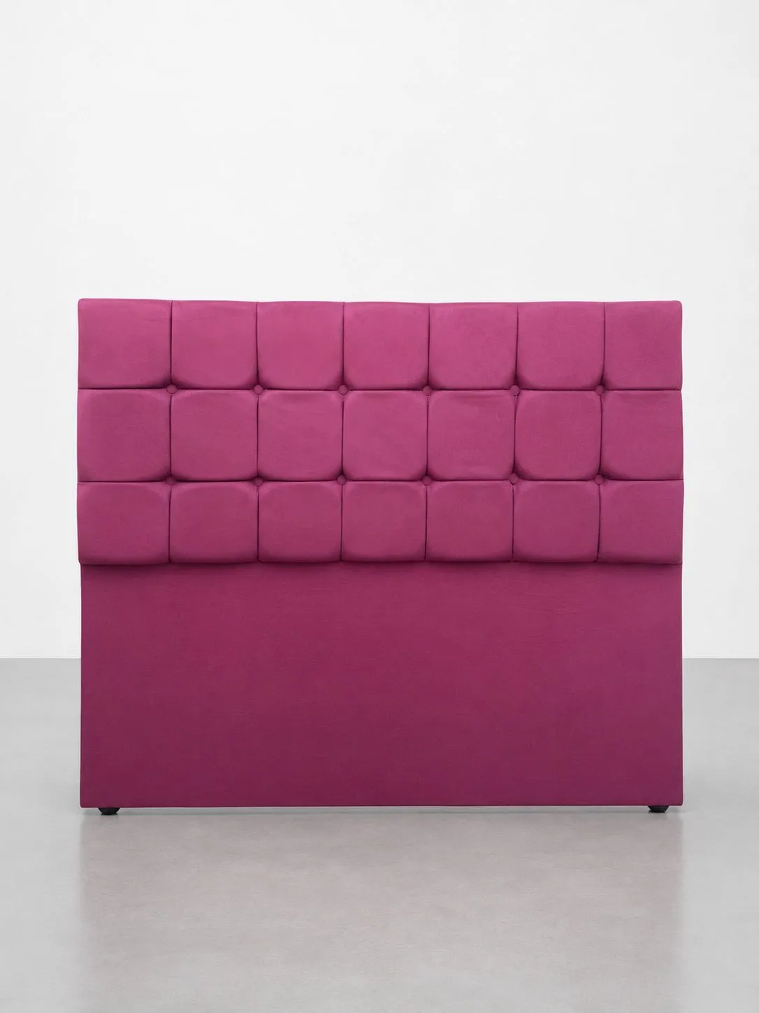 Espaldar tela pana color bordo 1.40m