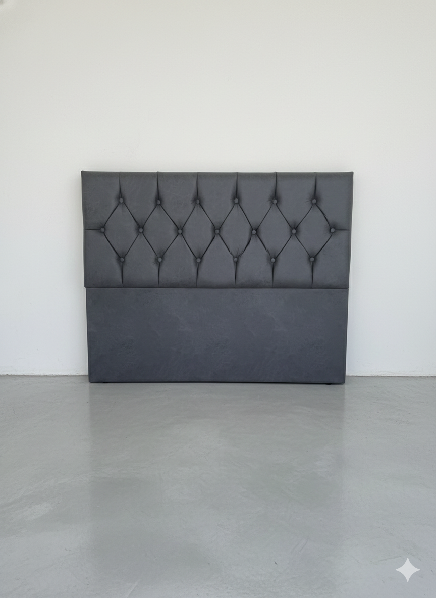 Espaldar Romboidal Gris Obscuro